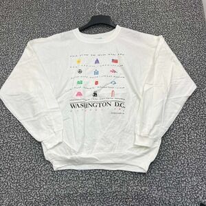 Vintage Washington DC Shirt Men L/XL Cotton Republic Long Sleeve New with Defect